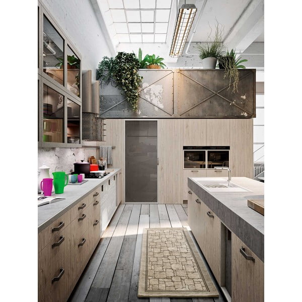 Beżowy chodnik Floorita Wall, 55x140 cm-image-2