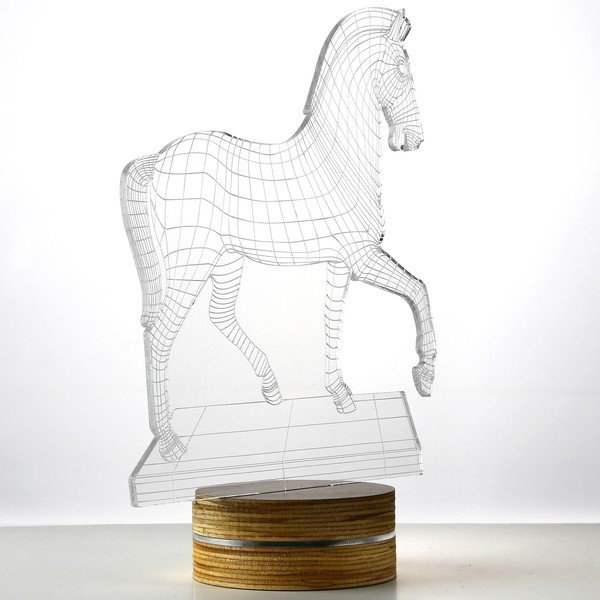 Lampa 3D stołowa Big Horse-image-1