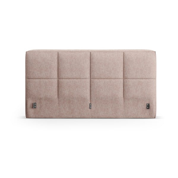 Jasnoróżowy tapicerowany zagłówek 249x100 cm Darren – Micadoni -image-2