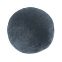 Ciemnoniebieska dekoracyjna poduszka z mikrowłókna Tiseco Home Studio Marshmallow, ø 40 cm