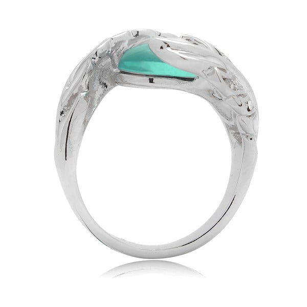 Pierścionek Swarovski Elements Saint Francis Crystals Bezel Green, rozm. 56-image-1