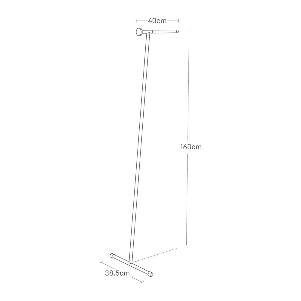 Czarny metalowy wieszak ścienny 38,5 cm Tower – YAMAZAKI (zdjęcie 9)