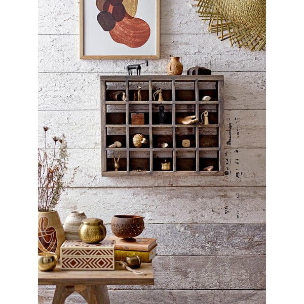 Brązowy drewniany pojemnik dekoracyjny 6,5x4,5x4 cm Cemile – Bloomingville-image-3