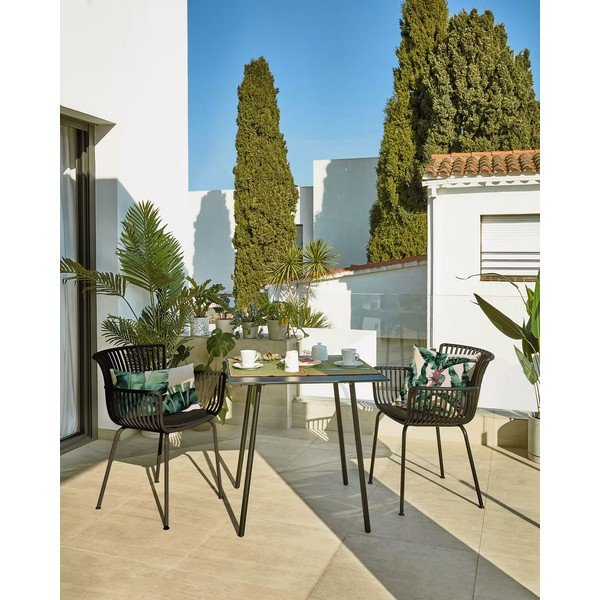 Czarny stół Kave Home Ulrich, 75x75 cm-image-3