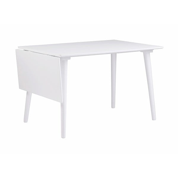 Biały stół z litego drewna dębowego Rowico Lotte Leaf, 120x80 cm-image-3