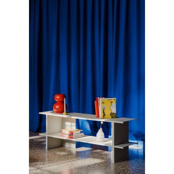 Jasnoszary metalowy regał 160x57x37 cm Hes – noo.ma-image-4