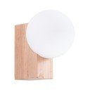 Biało-naturalny kinkiet ø 12 cm Solum – Sollux