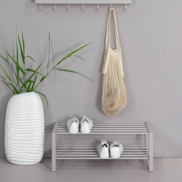 Szarobrązowa metalowa szafka na buty 70x29x27 cm Rex – Spinder Design-image-3