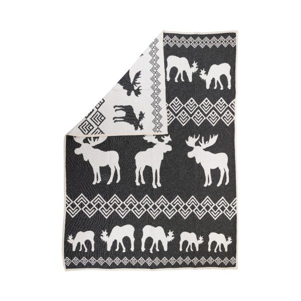 Żakardowy koc North Moose