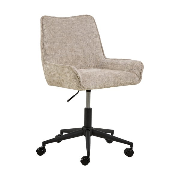 Beżowe krzesło biurowe Eddie – Actona