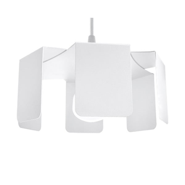 Biała lampa wisząca z metalowym kloszem ø 24 cm Rossario – Sollux-image-2