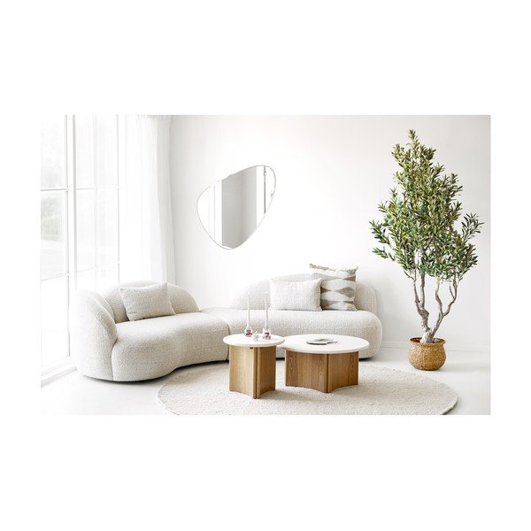 Okrągły stolik z betonowym blatem ø 50 cm Motril – House Nordic-image-2