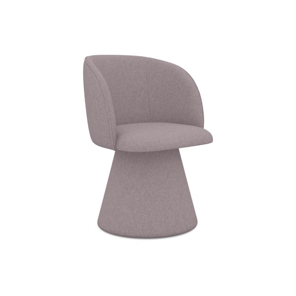 Lawendowy tapicerowany fotel jadalniany Maia – Makamii