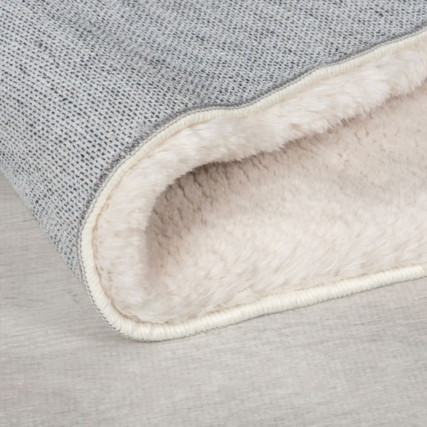 Kremowa syntetyczna skóra 160x230 cm Faroe Wool Look Fur – Flair Rugs-image-2