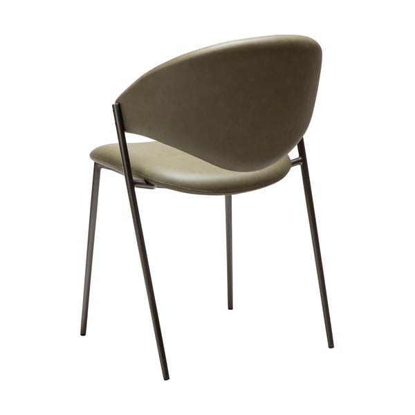 Krzesło z imitacji skóry w kolorze khaki Zone – DAN-FORM Denmark-image-3