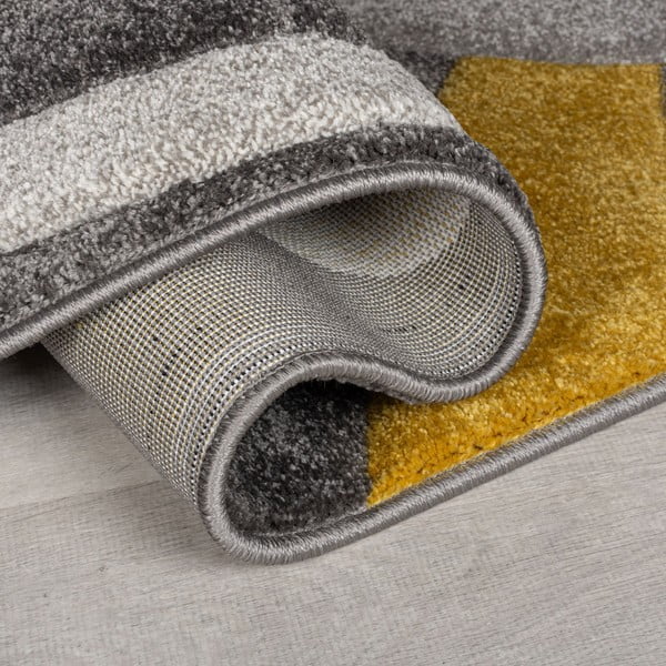 Chodnik w szaro-żółtym kolorze 60x230 cm Elude Orb – Flair Rugs-image-2