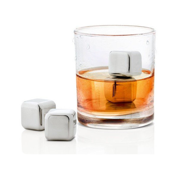 Kostki chłodzące ze stali nierdzewnej zestaw 4 szt. Lounge – Blomus-image-3