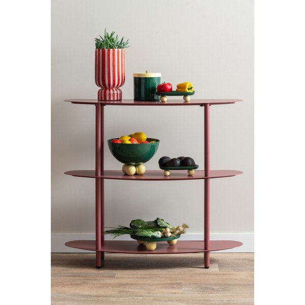 Czerwony szklany wazon (wysokość 26 cm) Rayado Retro – PT LIVING-image-2