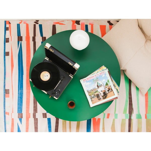 Ciemnozielony okrągły stolik ø 100 cm Pausa – Really Nice Things-image-2