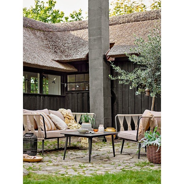 Beżowa sofa ogrodowa Pavone – Bloomingville-image-1