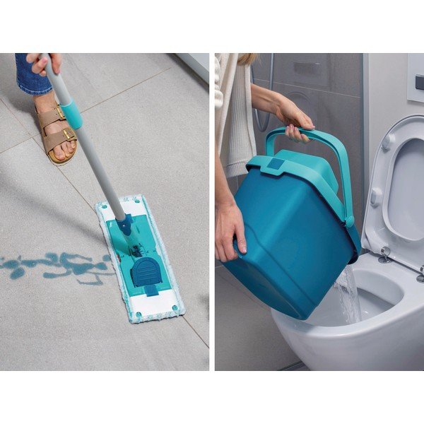 Mop z wiadrem PowerClean M – LEIFHEIT-image-1