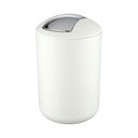 Biały plastikowy kosz na śmieci 6,5 l Brasil – Wenko