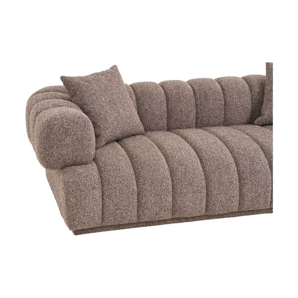 Brązowa sofa 226 cm Aurora – House Nordic-image-4