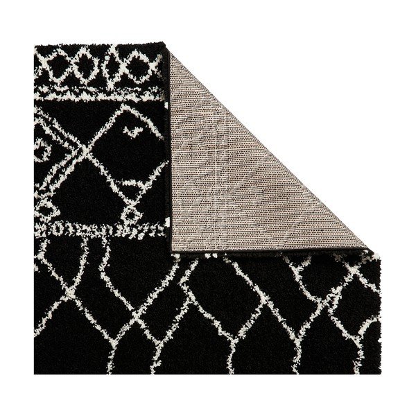 Czarny dywan Think Rugs Scandi Berber, 200x290 cm-image-1
