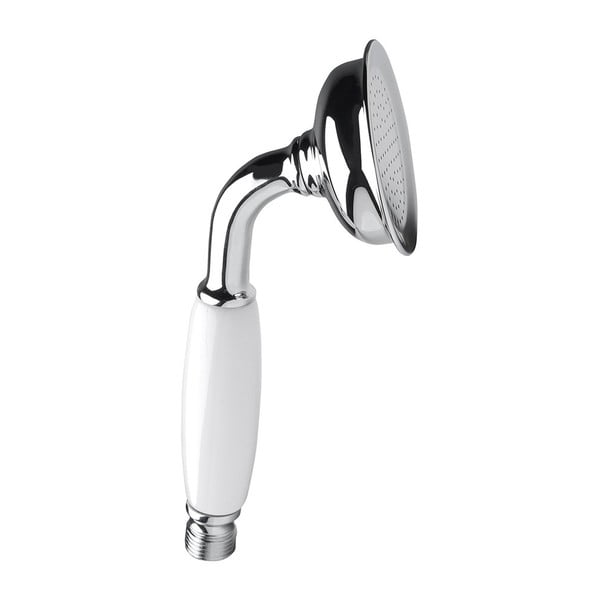 Słuchawka prysznicowa z mosiądzu w kolorze srebra z połyskiem ø 7 cm Epoca – Sapho