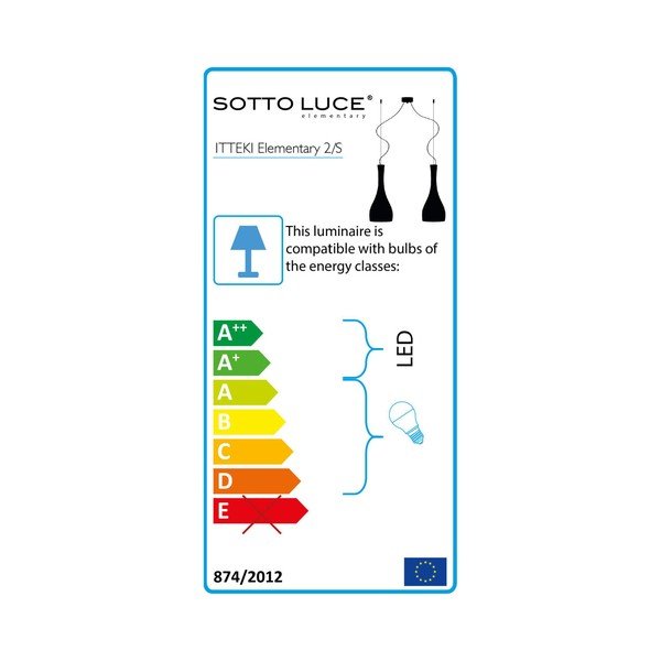 Biała lampa wisząca z 2 abażurami Sotto Luce ITTEKI-image-4