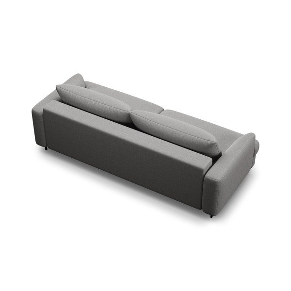 Szara rozkładana/ze schowkiem sofa 233 cm Naomi – Micadoni -image-2