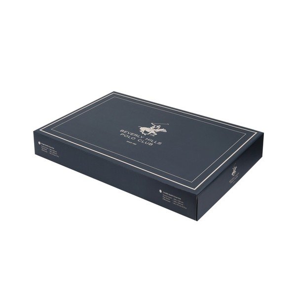 Pościel jednoosobowa z prześcieradłem Beverly Hills Polo Club Cleland, 160x220 cm-image-1