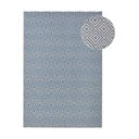 Niebieski dywan odpowiedni na zewnątrz NORTHRUGS Karo, 160x230 cm
