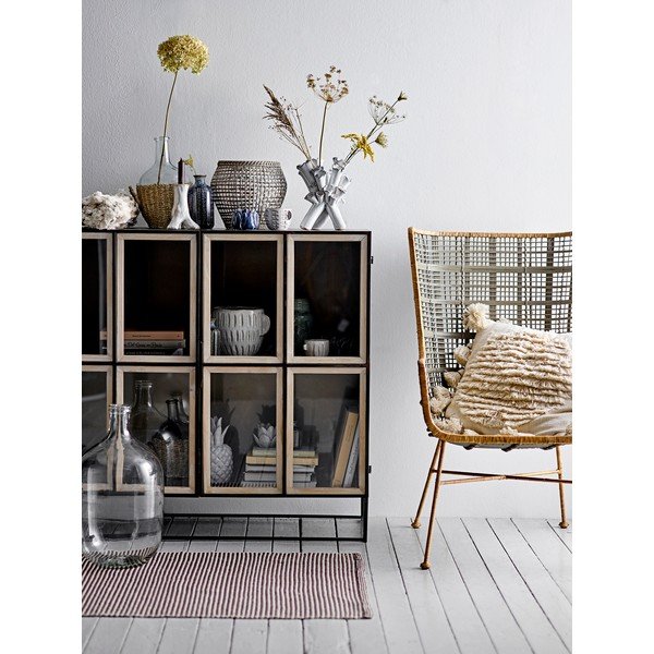 Biały kamionkowy świecznik Bloomingville Stump-image-1