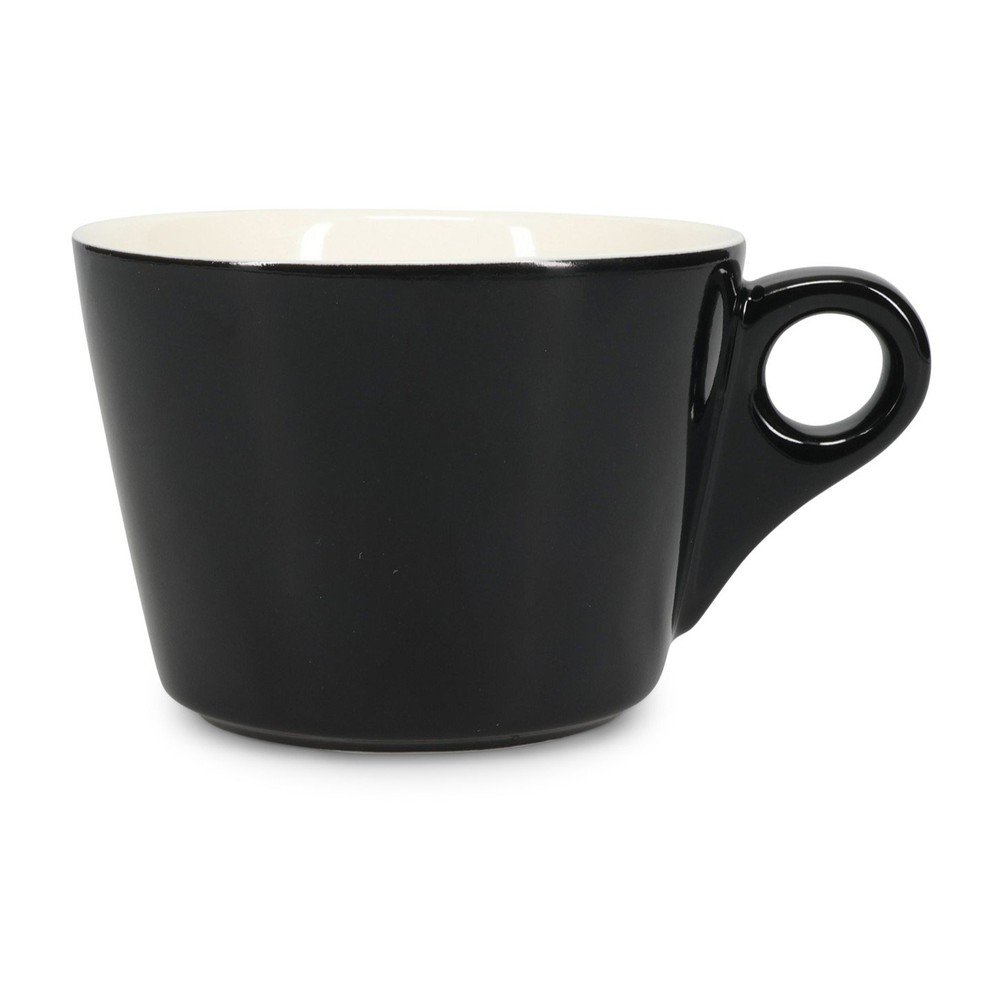 Czarna porcelanowa filiżanka do latte 280 ml Barista – BonBistro