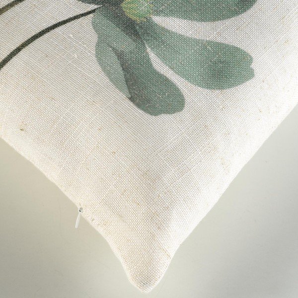 Poduszka dekoracyjna z mieszanki lnu 45x45 cm Palmiflore – douceur d'intérieur-image-3