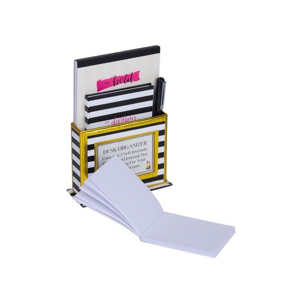 Zestaw 3 notatników z długopisem Tri-Coastal Be Hold-image-3