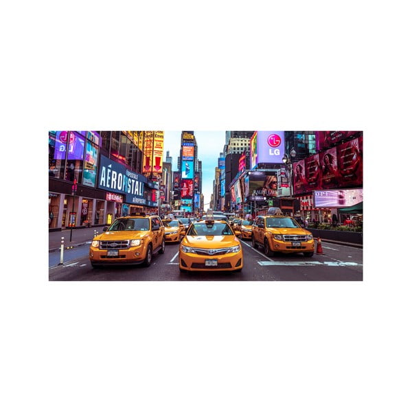 Obraz Yellow Cabs, 55x115 cm