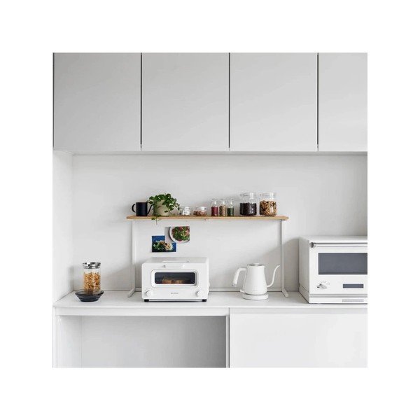 Biało-naturalna drewniana dodatkowa półka 28,5x8,5 cm Tower – YAMAZAKI-image-4