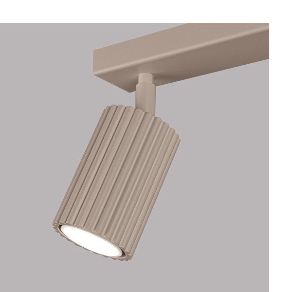 Szarobrązowa metalowa lampa punktowa 6,5x30 cm Gleam – Sollux-image-3