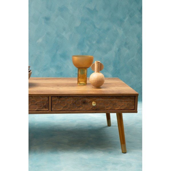 Stolik w ciemnym naturalnym kolorze 59x110 cm Frida – Premier Housewares-image-3