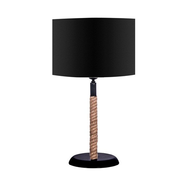 Czarna lampa stołowa − Magenta Home