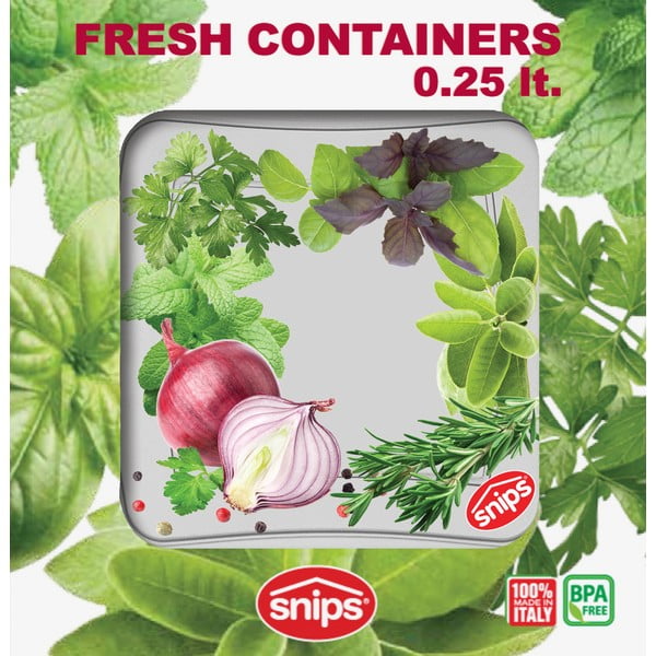 Zestaw 3 pojemników na żywność Snips Classic, 0,25 l-image-4