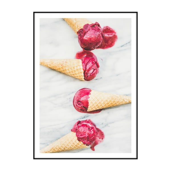 Plakat Imagioo Pink Ice Cream, 40x30 cm