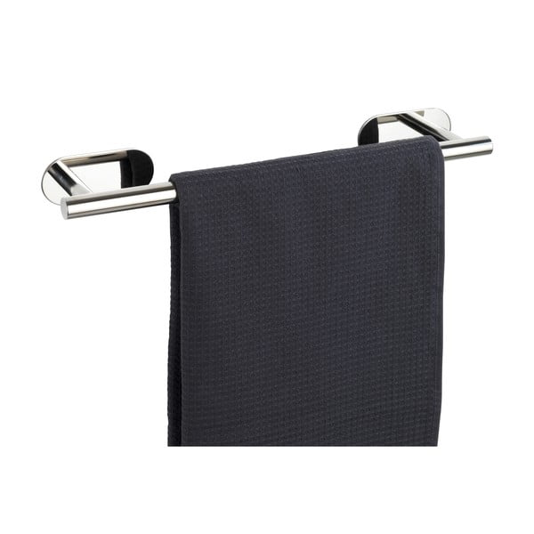 Błyszczący wieszak na ręczniki ze stali nierdzewnej Wenko Orea Turbo-Loc®-image-1