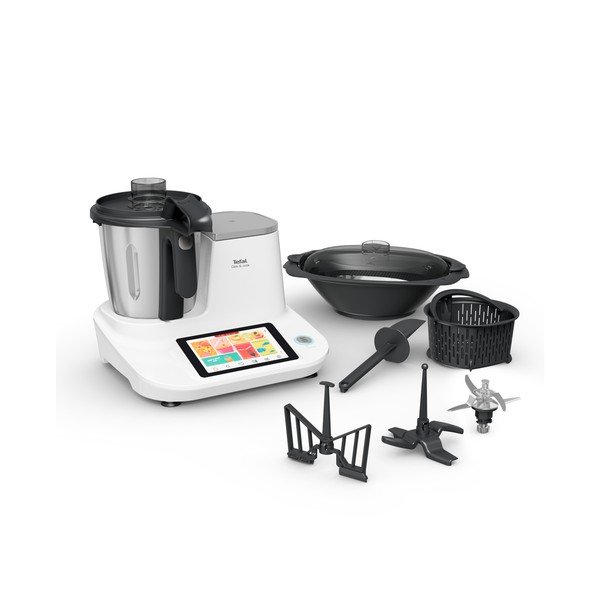Robot gotujący w biało-srebrnym kolorze Click and Cook – Tefal-image-3