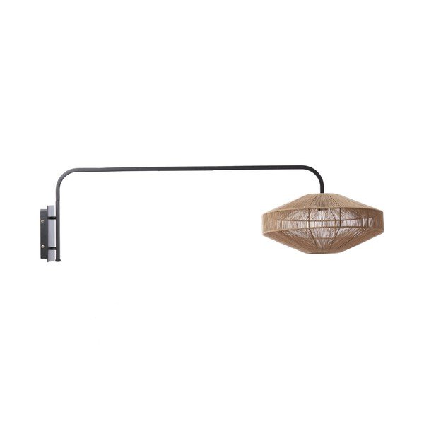 Metalowy kinkiet do kontaktu w naturalnym kolorze ø 43 cm Lyra – Light & Living