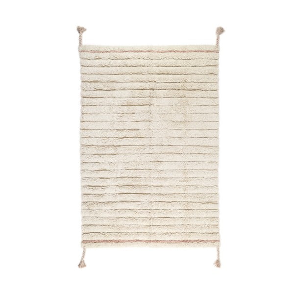 Kremowo-jasnobrązowy dywan odpowiedni do prania 100x150 cm Dalia – Nattiot