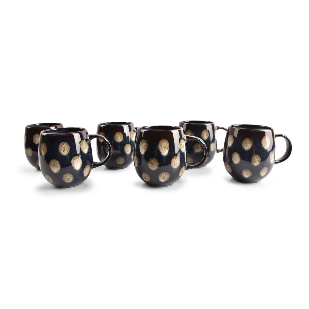 Niebieski kamionkowy kubek 430 ml Muggies – Salt&Pepper (zdjęcie 3)