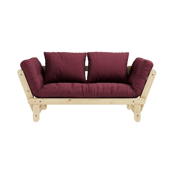 Sofa rozkładana Karup Design Beat Natural Clear/Bordeaux